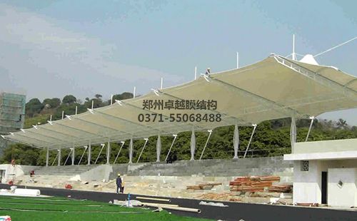 河北沧州第二中学膜结构看台